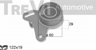 TREVI AUTOMOTIVE kd1496 -  Комплект ремня ГРМ